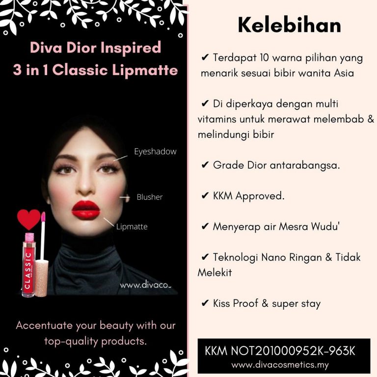 Diva Dior 3 in 1 Lipmatte