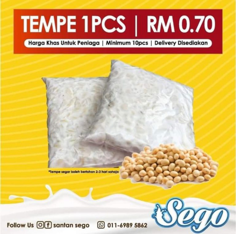 TEMPE baru sahaja SIAP MATANG