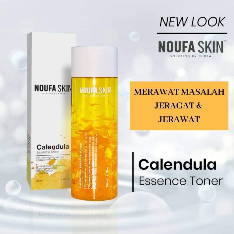 [ NOUFA CALENDULA ESSENCE TONER ] ?GABUNGAN HERBA DAN KELOPAK BUNGA CALENDULA YG TERBAIK UNTUK PERBAIKI TEKSTUR KULIT BERJERAGAT , PIGMENTASI DAN FRECKLES PADA KULIT ?AMAT SESUAI UNTUK SESIAPA YANG ADA MASALAH PORI BESAR ?MEMBASMI MASALAH UTAMA KULIT . ANTARANYA : ✔ TONA KULIT TIDAK SEKATA ✔ KULIT KUSAM ✔ PIGMENTASI & PARUT ✔ JERAGAT ✔ PORI TERBUKA ?MENGUATKAN SKIN BARRIER ?MENGIMBANGKAN PH KULIT ?MENGEKALKAN KESEGARAN & KELEMBAPAN KULIT ?MEMBERIKAN LAPISAN PERLINDUNGAN TAMBAHAN PADA KULIT ?MEMFOKUSKAN KESAN TONA KULIT SEKATA , TEKSTUR KULIT YANG ANJAL ?BERTINDAK SEBAGAI BASE SKINCARE JUGA FACEMIST . HARGA : RM 99 EXC. POSTAGE POSTAGE : SEMENANJUNG (FREE) SBH SRWK (+RM 10) Berminat , boleh klik link dibawah tau .. http://tinyurl.com/yyjx8hxr #NoufaBeautySkincare #NoufaSkinByNormala