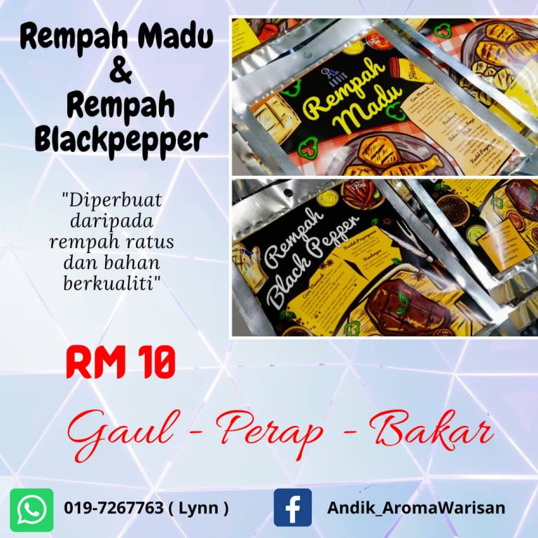 Rempah Madu & Rempah Blackpepper