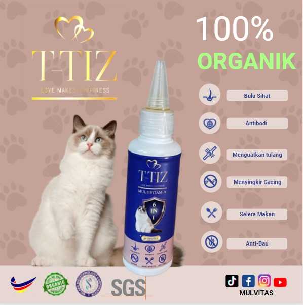 T-Tiz Vitamin Kesihatan Kucing